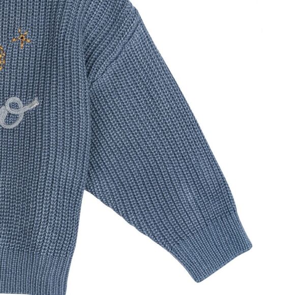 Modern Moments by Gerber Baby Boy Little Bro Sweater Shirt Sizes 24 Months - Picture 5 of 8